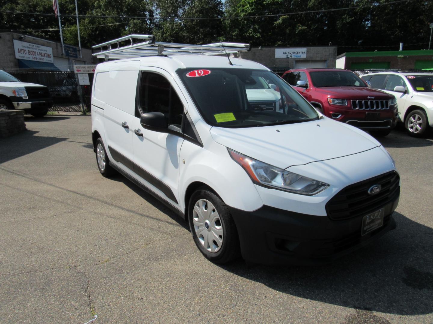 2019 White /Black Ford Transit Connect Cargo Van XL LWB w/Rear 180 Degree Door (NM0LS7E28K1) with an 2.5L L4 DOHC 16V engine, 6A transmission, located at 215 Milton St, Dedham, MA, 02026, (781) 329-5144, 42.241905, -71.157295 - This nice wok van is equipped with a loading ramp and roof racks. Low miles. Runs as good as it looks. All ASPI Motor Cars vehicles come with a 3/3 warranty included in the price. Call for details. All vehicles are serviced before they are delivered to assure the highest quality used vehicle. - Photo#0