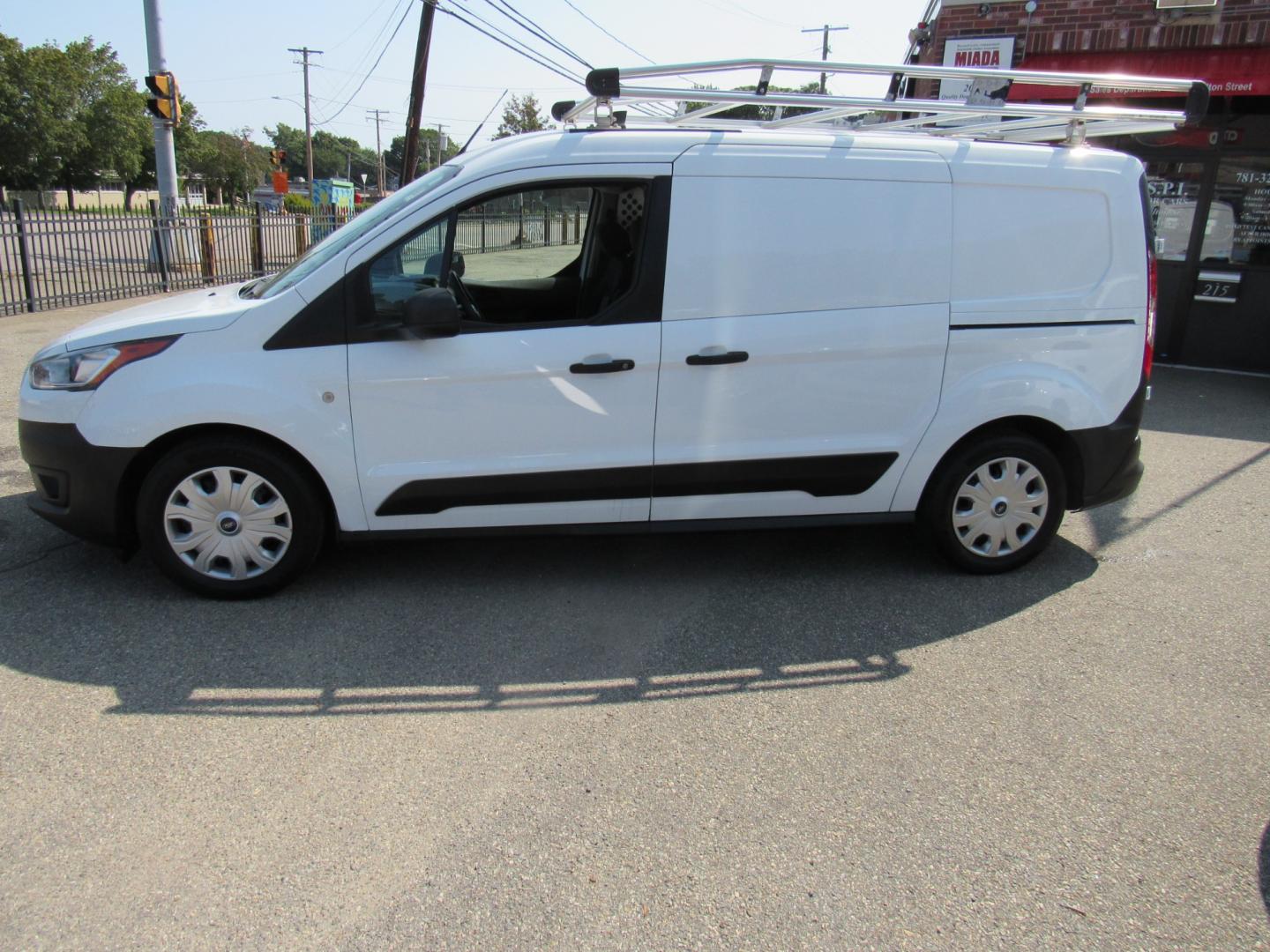 2019 White /Black Ford Transit Connect Cargo Van XL LWB w/Rear 180 Degree Door (NM0LS7E28K1) with an 2.5L L4 DOHC 16V engine, 6A transmission, located at 215 Milton St, Dedham, MA, 02026, (781) 329-5144, 42.241905, -71.157295 - This nice wok van is equipped with a loading ramp and roof racks. Low miles. Runs as good as it looks. All ASPI Motor Cars vehicles come with a 3/3 warranty included in the price. Call for details. All vehicles are serviced before they are delivered to assure the highest quality used vehicle. - Photo#3