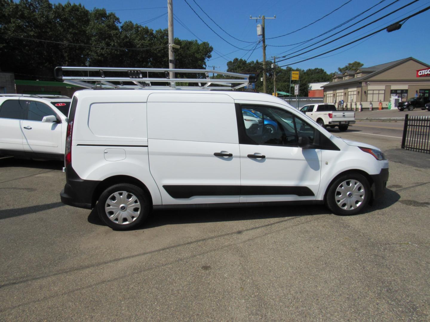 2019 White /Black Ford Transit Connect Cargo Van XL LWB w/Rear 180 Degree Door (NM0LS7E28K1) with an 2.5L L4 DOHC 16V engine, 6A transmission, located at 215 Milton St, Dedham, MA, 02026, (781) 329-5144, 42.241905, -71.157295 - This nice wok van is equipped with a loading ramp and roof racks. Low miles. Runs as good as it looks. All ASPI Motor Cars vehicles come with a 3/3 warranty included in the price. Call for details. All vehicles are serviced before they are delivered to assure the highest quality used vehicle. - Photo#7