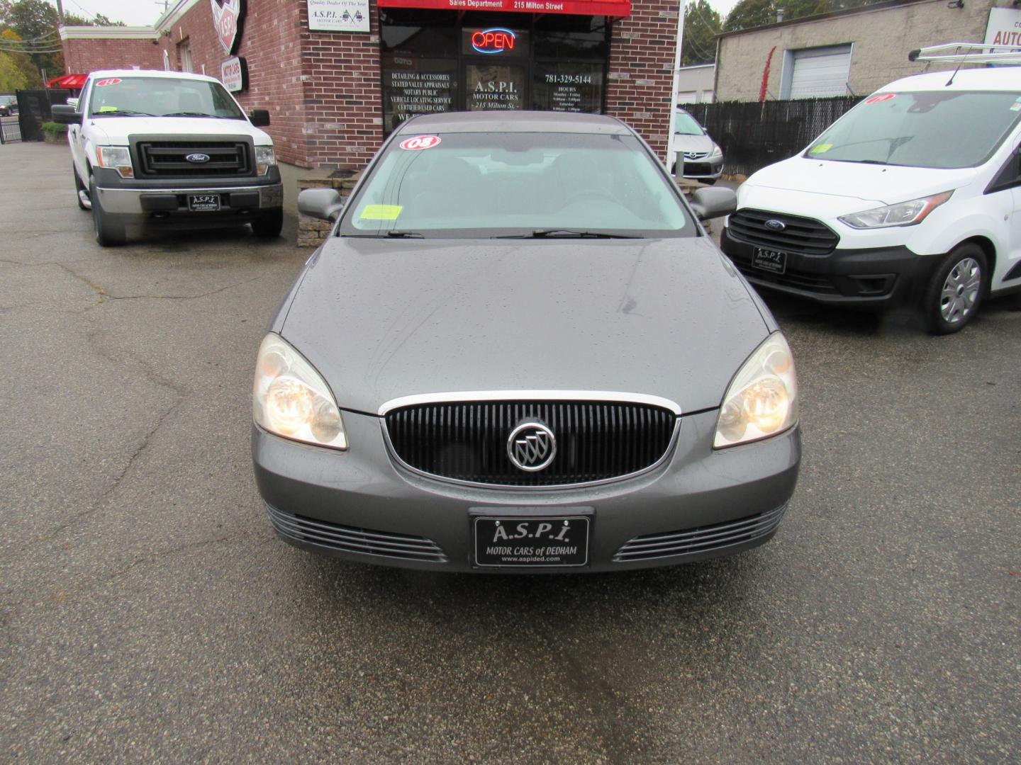 2008 Gray /Gray Buick Lucerne CXL (1G4HD57218U) with an 3.8L V6 OHV 12V engine, 4-Speed Automatic Overdrive transmission, located at 215 Milton St, Dedham, MA, 02026, (781) 329-5144, 42.241905, -71.157295 - This super clean sedan is in excellent condition. Runs like new. All ASPI Motor Cars vehicles are fully serviced before they are delivered to assure the highest quality used vehicles. Comes with a 3/3 warranty included in the price .Call for details. - Photo#1