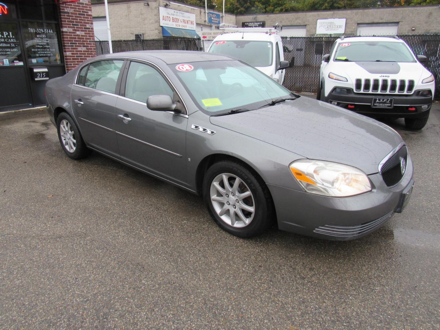 2008 Gray /Gray Buick Lucerne CXL (1G4HD57218U) with an 3.8L V6 OHV 12V engine, 4-Speed Automatic Overdrive transmission, located at 215 Milton St, Dedham, MA, 02026, (781) 329-5144, 42.241905, -71.157295 - This super clean sedan is in excellent condition. Runs like new. All ASPI Motor Cars vehicles are fully serviced before they are delivered to assure the highest quality used vehicles. Comes with a 3/3 warranty included in the price .Call for details. - Photo#8