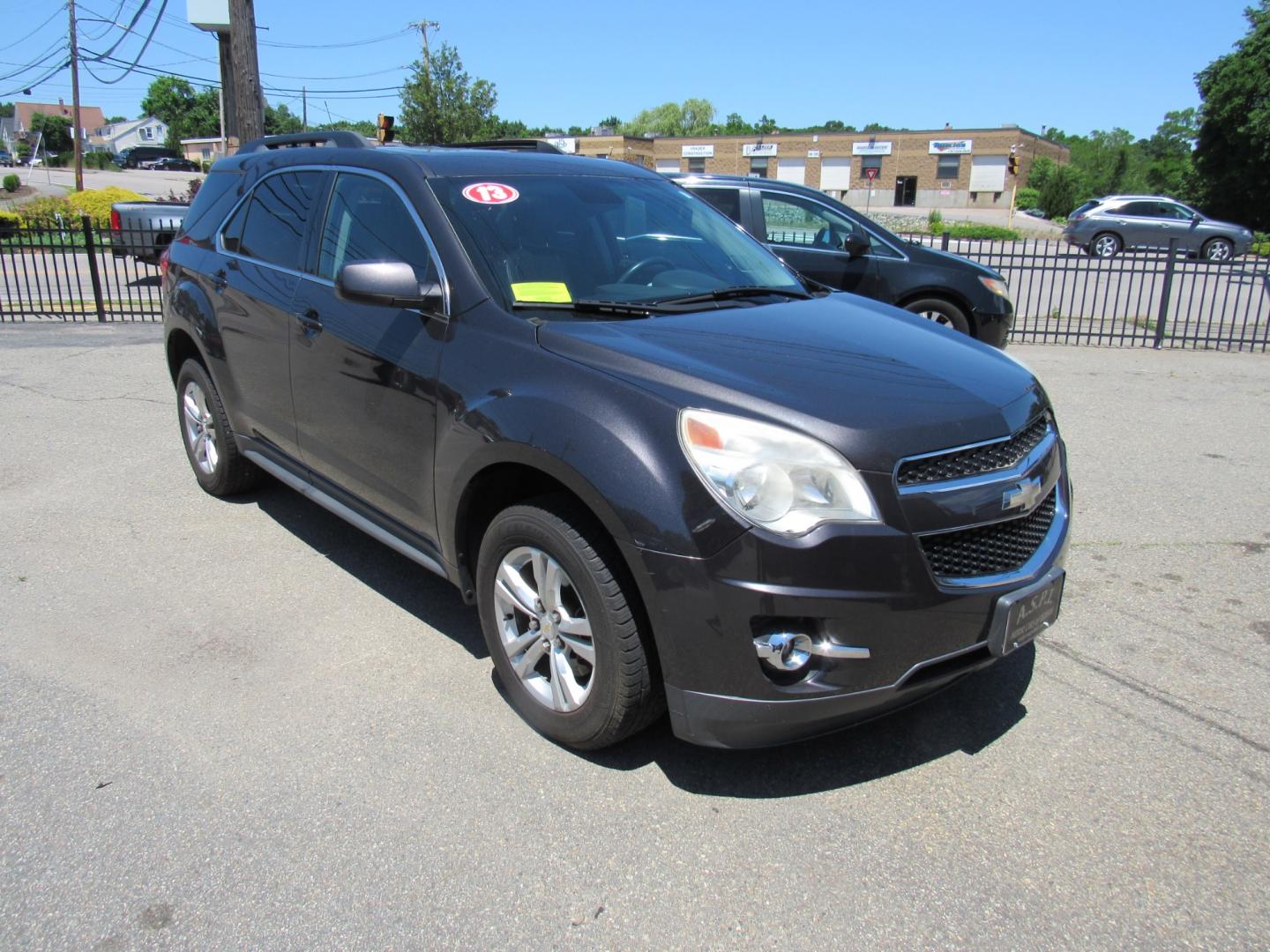 2013 Gray /Black Chevrolet Equinox LT (1GNFLNEKXDZ) with an 2.4L L4 DOHC 16V engine, Automatic transmission, located at 215 Milton St, Dedham, MA, 02026, (781) 329-5144, 42.241905, -71.157295 - This nice SUV is in excellent condition. Loaded up with Leather, Moonroof and Power Liftgate. Runs like new. All ASPI Motor Cars vehicles are fully serviced before they are delivered to assure the highest quality used vehicles. Comes with a 3/3 warranty included in the price. Call for details. - Photo#0