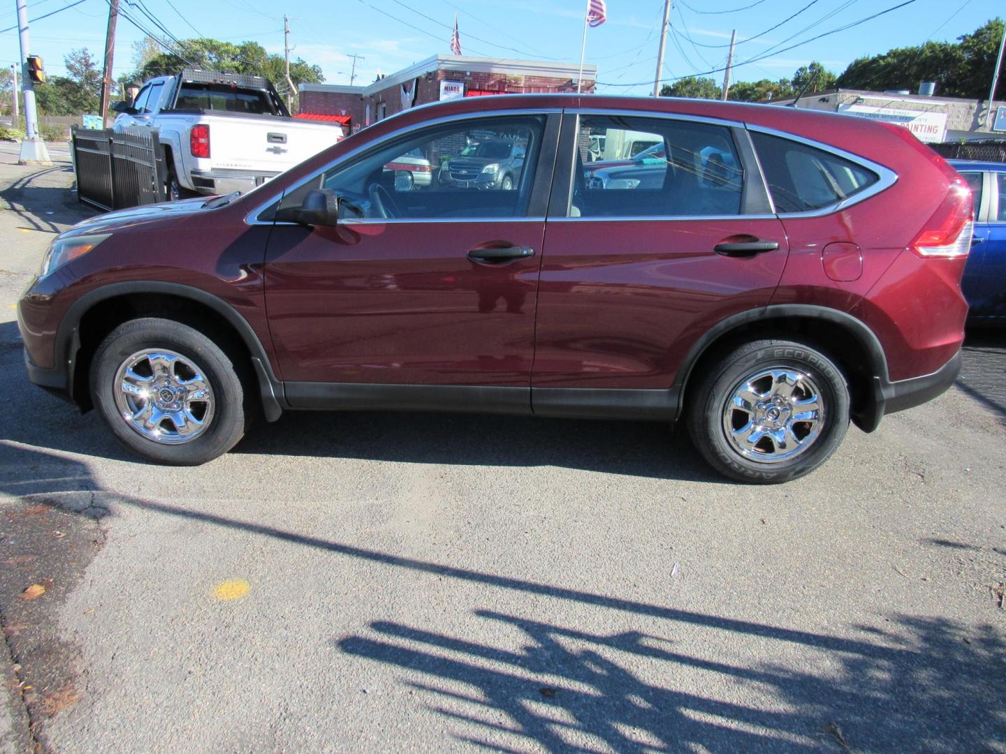 2014 Maroon /Gray Honda CR-V LX 4WD 5-Speed AT (5J6RM4H39EL) with an 2.4L L4 DOHC 16V engine, 5-Speed Automatic transmission, located at 215 Milton St, Dedham, MA, 02026, (781) 329-5144, 42.241905, -71.157295 - This nice SUV runs like new. Low mileage, very hard to find. All ASPI Motor Cars vehicles are fully serviced before they are delivered. Comes with a 3/3 warranty included in the price. Call for details. Prices on all vehicles do not include $299.95 Documentation fee, as well as Massachusetts - Photo#4