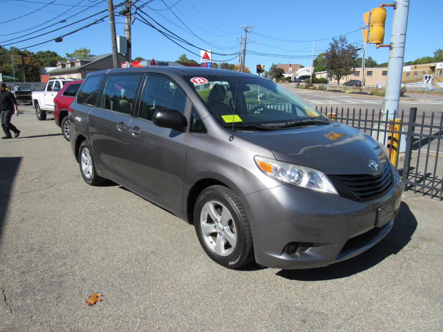 2013 Gray /Gray Toyota Sienna FWD 7-Passenger V6 (5TDZK3DC0DS) with an 3.5L V6 EFI DOHC 24V engine, 5-Speed Automatic transmission, located at 215 Milton St, Dedham, MA, 02026, (781) 329-5144, 42.241905, -71.157295 - This super nice van is in excellent condition. 7 passenger. Fully serviced and ready to go. All ASPI Motor Cars vehicles are serviced before they go out to assure the highest quality used vehicles. Prices on all vehicles do not include $299.95 Documentation fee, as well as Massachusetts sales ta - Photo#0