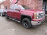 2015 Burgandy /Gray Chevrolet Silverado 1500 LT Double Cab 4WD (1GCVKREC2FZ) with an 5.3L V8 OHV 16V engine, 6-Speed Automatic transmission, located at 215 Milton St, Dedham, MA, 02026, (781) 329-5144, 42.241905, -71.157295 - Photo#0