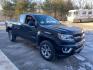 2018 BLACK /Grey Chevrolet Colorado Z71 Ext. Cab 4WD (1GCHTDEN8J1) with an 3.6L V6 DOHC 24V GAS engine, 6A transmission, located at 215 Milton St, Dedham, MA, 02026, (781) 329-5144, 42.241905, -71.157295 - Photo#0