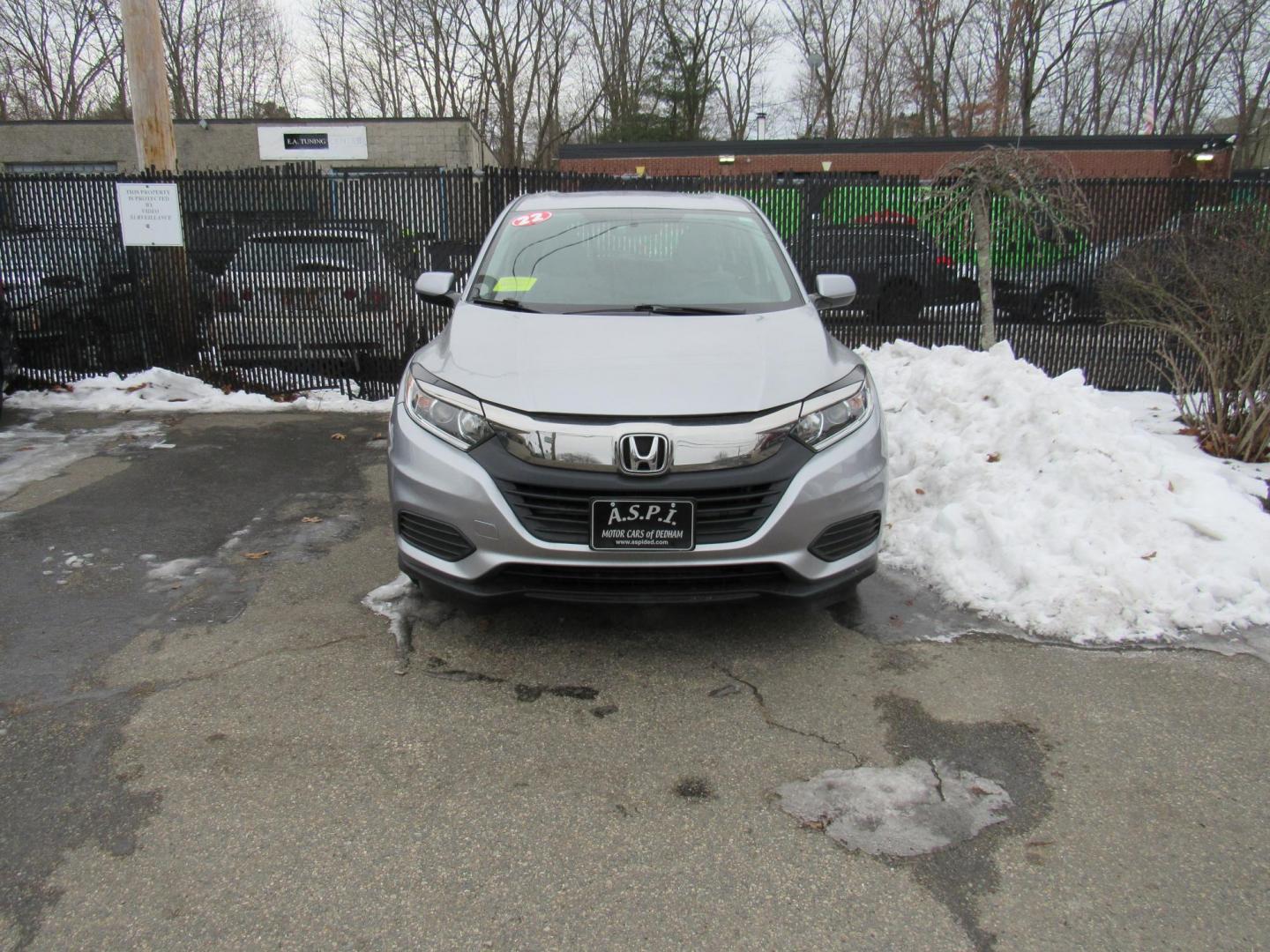 2022 Blue /Gray Honda HR-V LX AWD (3CZRU6H36NM) with an 1.8L L4 DOHC 16V engine, CVT transmission, located at 215 Milton St, Dedham, MA, 02026, (781) 329-5144, 42.241905, -71.157295 - Photo#1